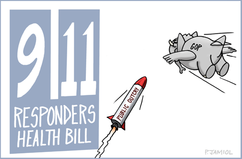 GOP and 9/11 First Responders Bill: Jamiol