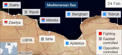 Libya Cities by Loyalty
