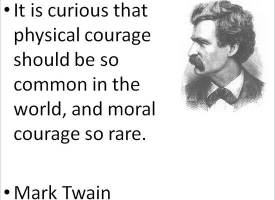 Mark Twain on Courage
