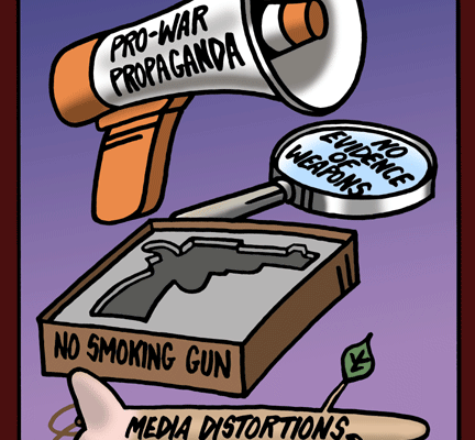 Instruments of War Propaganda (Jamiol Cartoon)