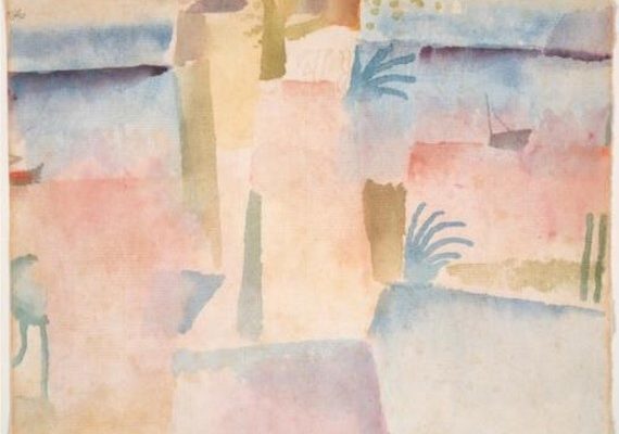 “A View Toward Hamamet” Tunisia (Paul Klee Painting)