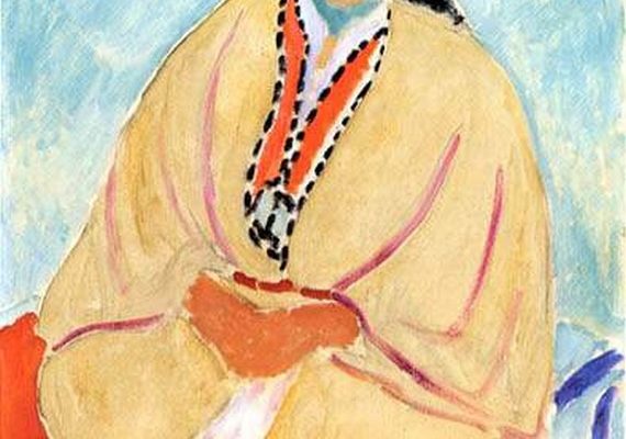 Zorah in a Yellow Robe (Matisse Painting)
