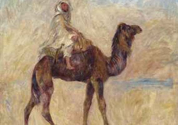 “On the Back of a Camel” (Renoir Painting)