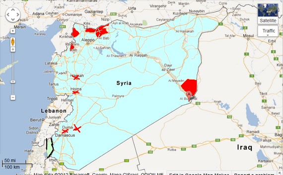 Free Syrian Army Controls Border Areas