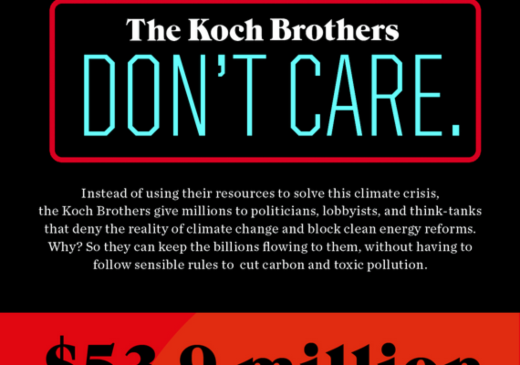 The New Neros:  The Koch Bros Profit from Burning the World Up (Halperin Infographic)