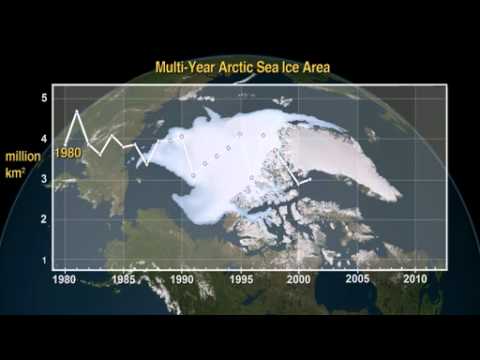 Arctic Summer Ice Cap will be gone in 20 Years: NOAA (Time-Lapse Video)