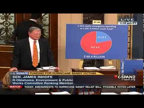 Sen. Inhofe: “When a Disaster Occurs in America… Everyone … wants to pour Money on’em”