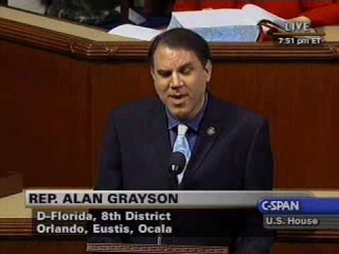 Grayson: The Reason Republicans hate Government so Much is that they are So Bad at It