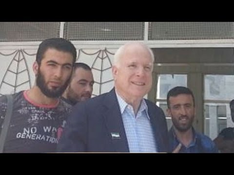 McCain’s Photo Op raises Questions about Arming Syrian Rebels