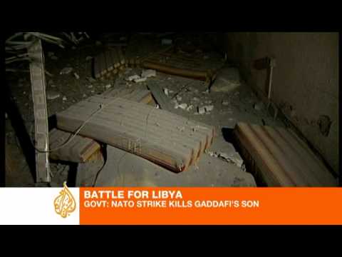 NATO Strike on Command Center kills Qaddafi Son