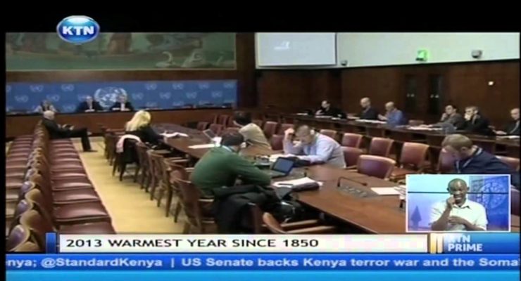 Kenya’s KTN outshines American Media in Climate Change Coverage: 2013 among 10 Hottest Years since 1850