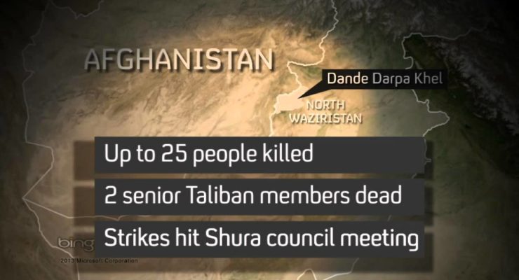 CIA Drone Kills Pakistan Taliban Leader on Eve of Peace talks with Islamabad
