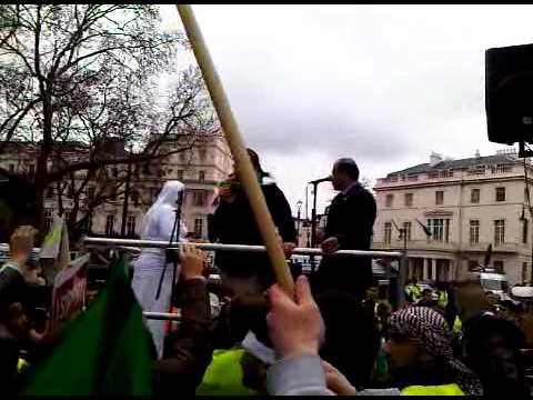 Paul Conroy Speaks at Syria Rally in London (Covered Baba Amr)
