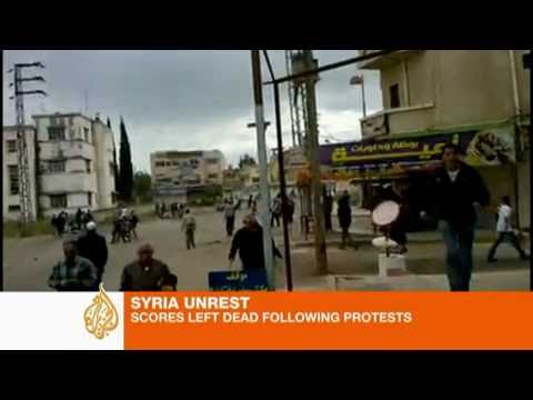Syrian Security fires on Protesters, Kills 90