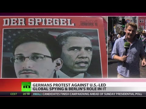 Thousands of Germans Protest Obama/ Merkel STASI-like Spying on Them