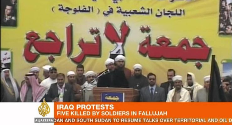 Iraq in Crisis as Troops Shoot Down unarmed 6 Sunni Protesters