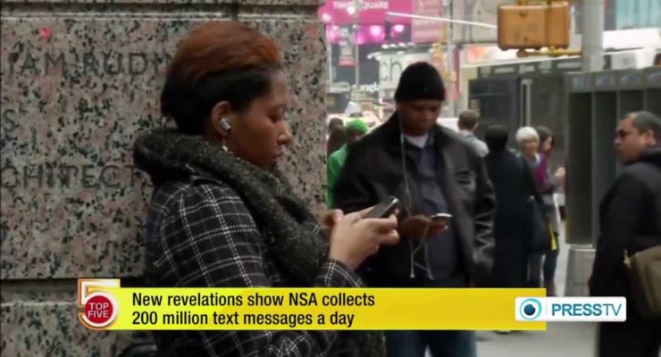 NSA Collects Hundreds of Millions SMS Text Messages every Day