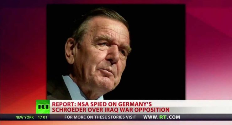 Bush ordered NSA to spy on Germany’s  Schroeder over Iraq War Opposition