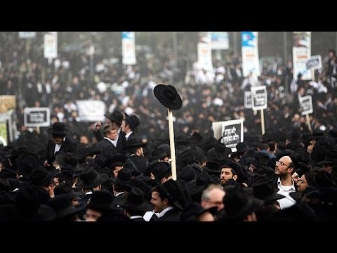 Massive Protest by Israel’s Ultra-Orthodox against Conscription