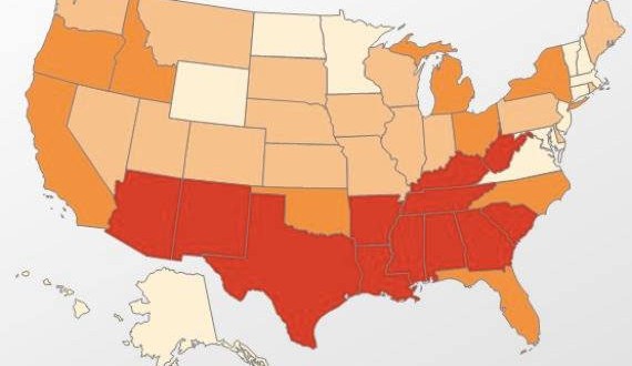9 Maps that Show How The GOP is Destroying Southern States