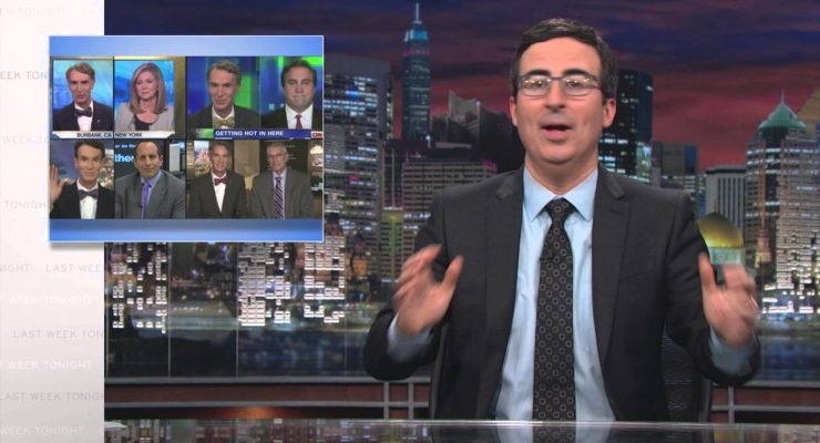 John Oliver: What if TV Climate Debates were 97 to 3 as in Real Science?