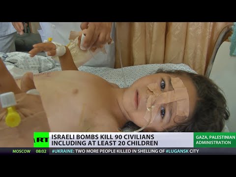 Gaza’s Children Trapped by Israeli Airstrikes, Naval Bombardment, over 20 Dead