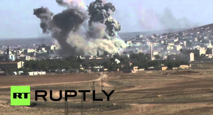 Kobane Kurds fight off ISIL Assault, as Shells land in Turkey