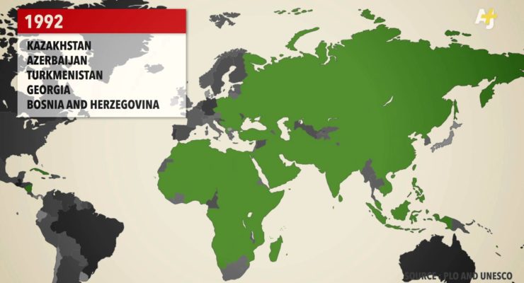 Surprising Map of Which Countries Recognize Palestine