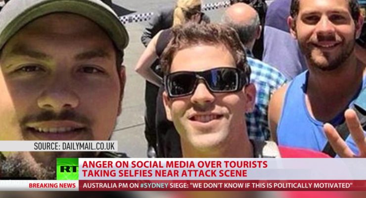 Now that’s Cold: Sydney Siege selfies provoke outrage at ‘Terror Tourists’