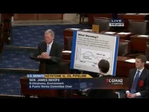 Climate-Denial Buffoon Inhofe takes Big $$ from Big Oil, Says Scientists Corrupt
