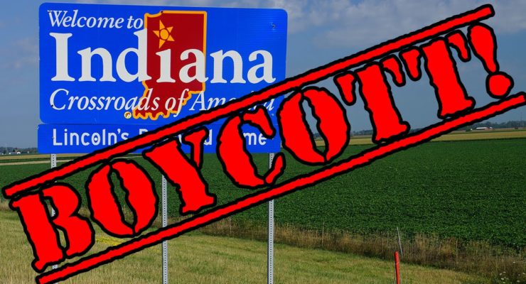 Boycotting Indiana over anti-Gay Religious Discrimination