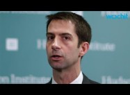 Tom Cotton’s ‘Chickenhawk’ Taunt at Iran FM Demeans Jeb Bush, GOP Field