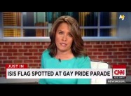 CNN Mistakes Dildo Banner For ISIS Flag