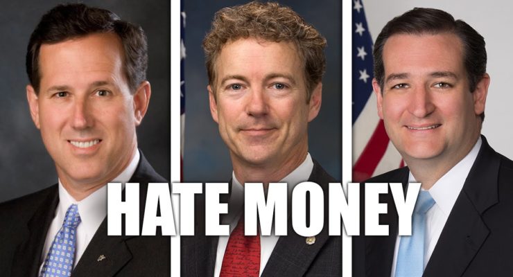 Dear GOP: Play the Angry White Man card Enough & you might attract Racist Donors