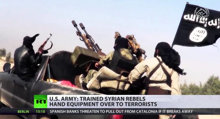 US-trained Syria rebels gave weapons to al-Qaeda Pentagon confirms