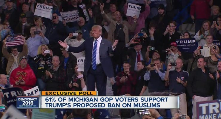 Young American Muslim Protesting Trump Racism ejected from Rally in Style