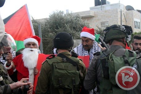 Israeli forces suppress Christmas march in Bethlehem