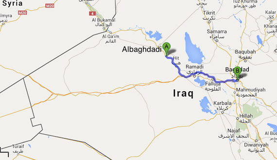 Iraq:  ISIL advances to within 9 miles of 300 US troops at al-Ain Base