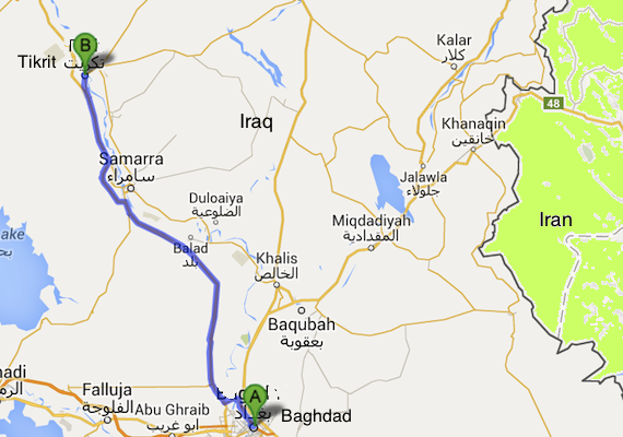 Iraq:  30,000 Sunnis flee as Shiite Militias, Army, approach Tikrit