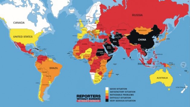 “Drastic Decline” Seen in World Press Freedom