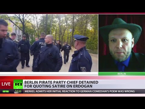 Berlin Pirate Party Leader Arrested for Erdogan Insult