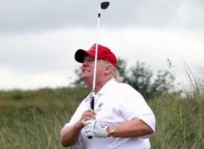 Trump accepts Climate Change threat . . . to his Golf Course