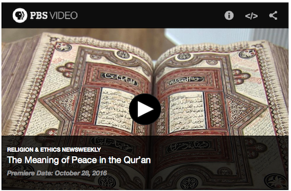“The Meaning of Peace in the Quran” – Juan Cole @ PBS