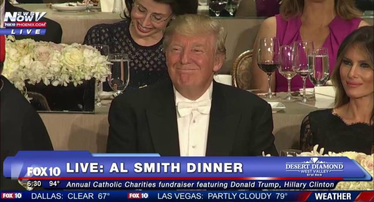 Hillary Clinton Roasts Donald Trump At 2016 Al Smith Dinner