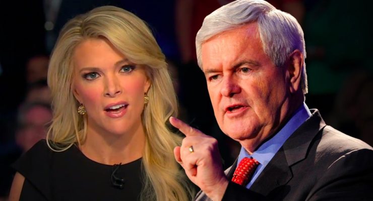 Megyn Kelly-Newt Gingrich Blow-up on Fox: Are White Women deserting Trump?