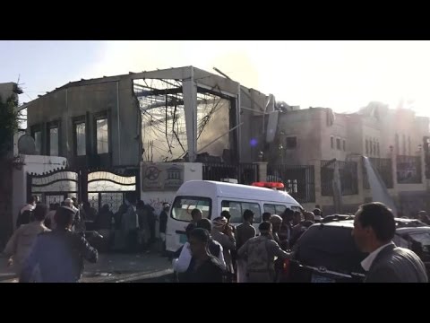 Saudi Airstrikes kill Hundreds of Civilians, maim hundreds at Yemeni Funeral