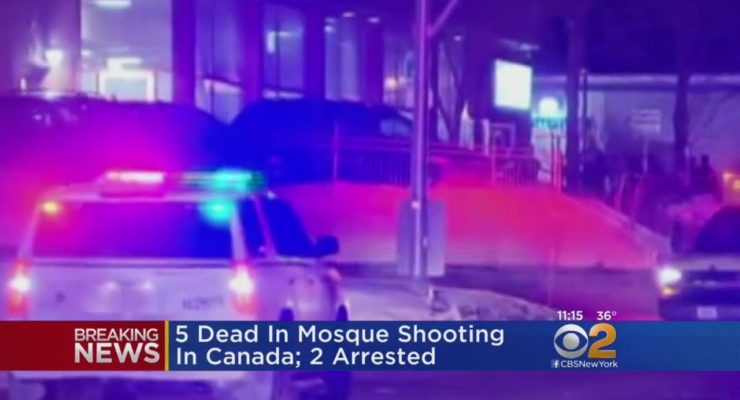 Demonizing Muslims:  White Quebec Terrorists kill 6 in attack on Mosque
