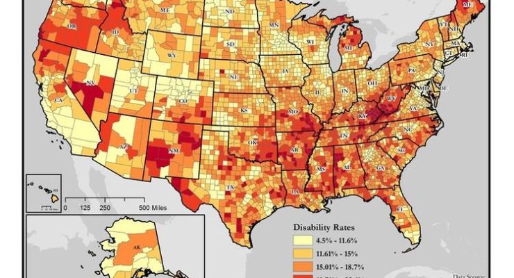 The Rural-Urban Divide in the US in 6 Charts!