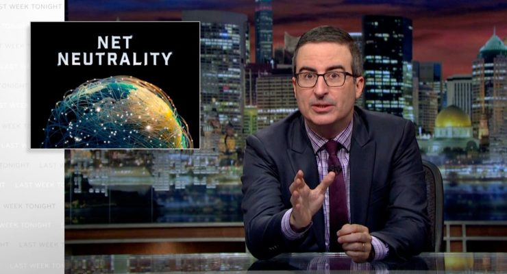 John Oliver:  Equal access to Internet once More Threatened