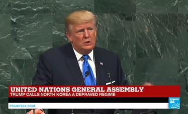 Trump blasts Iran for backing Syria, ignores Russia, Praises Saudis